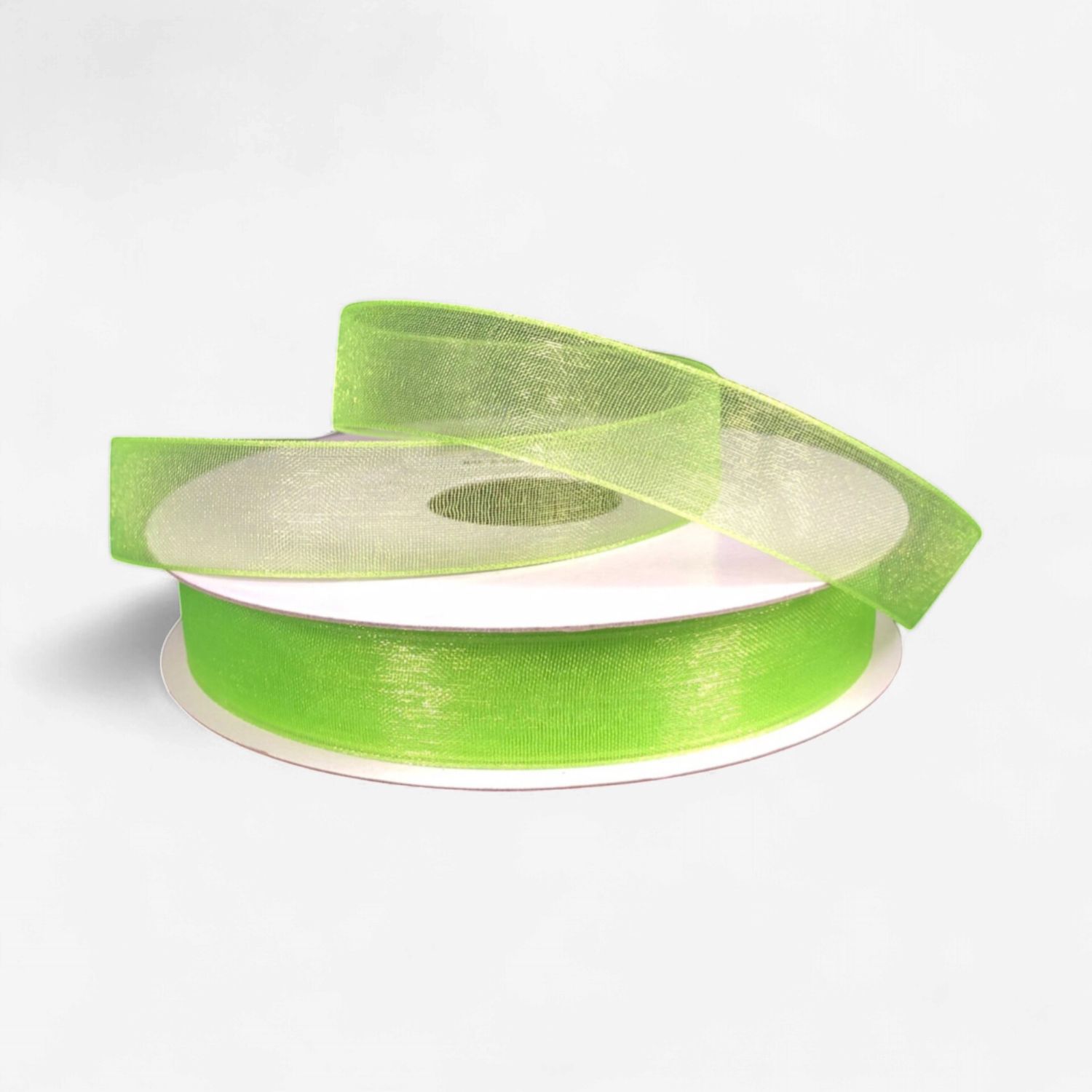 5/8"x25yd Organza Ribbon Lime