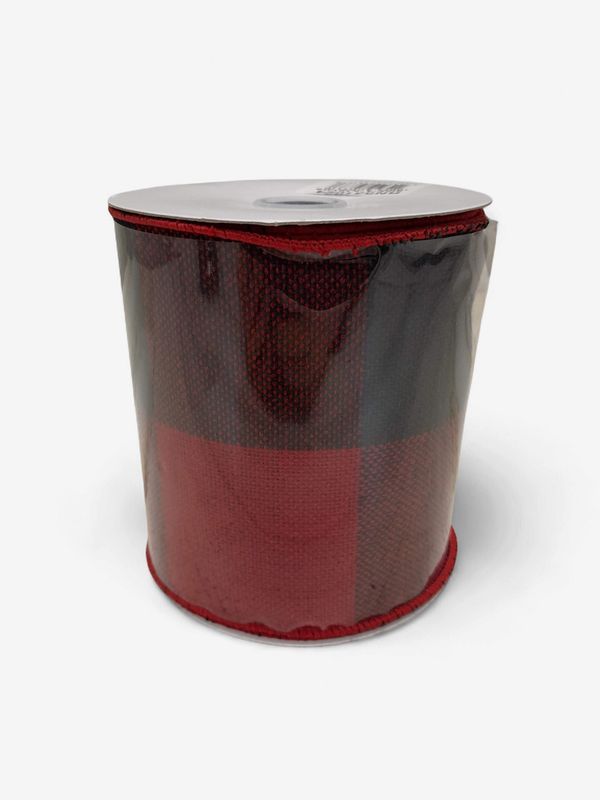 4"x10yd Buffalo Check Ribbon
