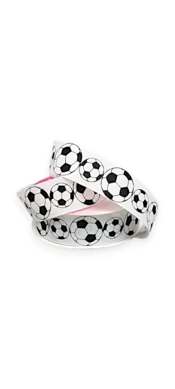 7/8"x5yd Grosgrain Ribbon Soccer Ball