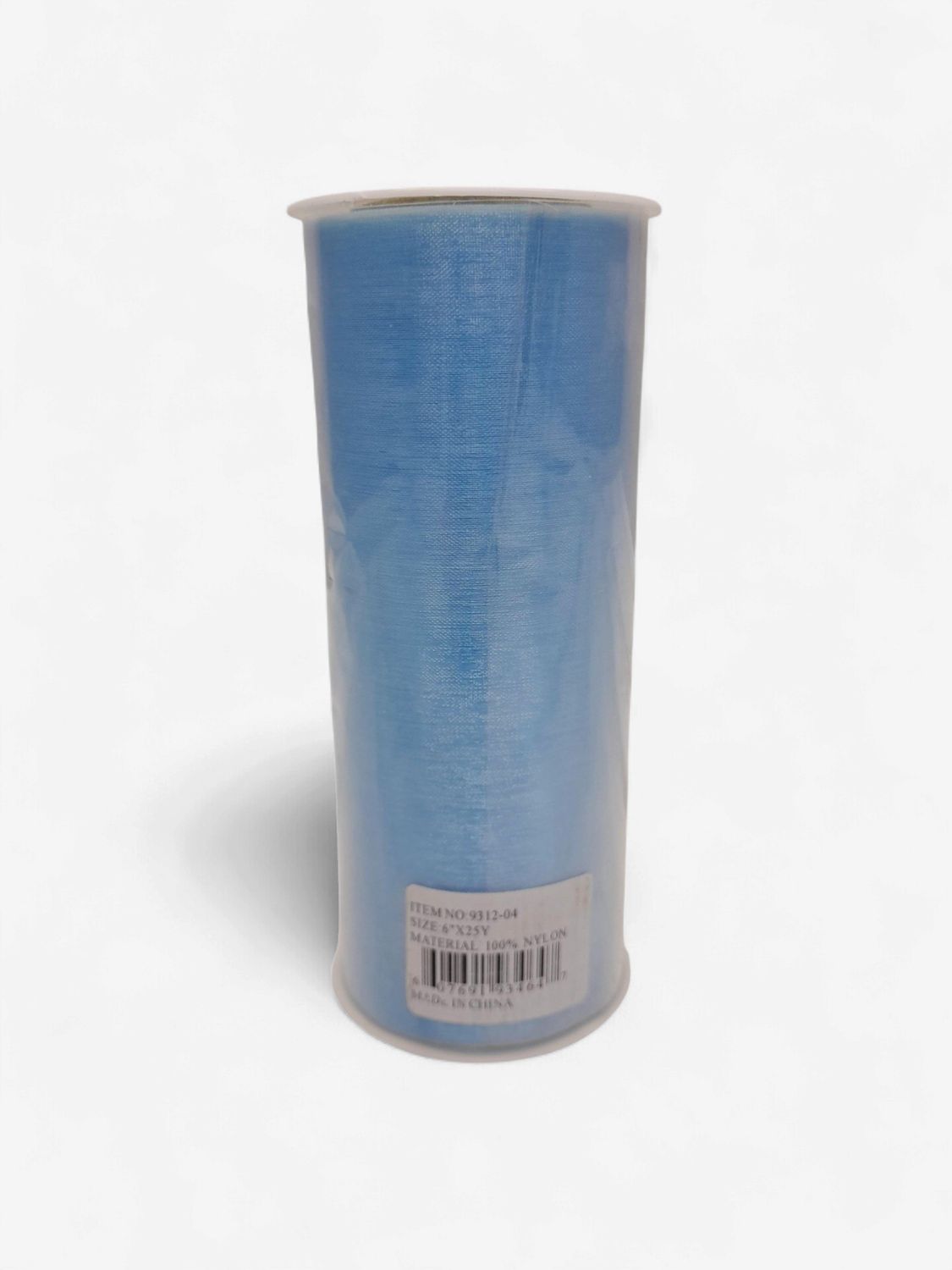 6"x25yd Organza Blue