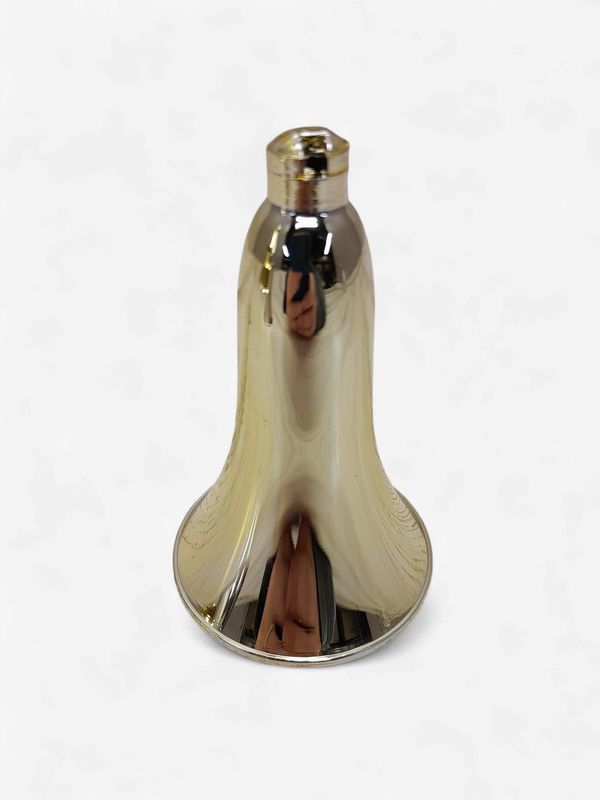 4" Plastic Vacuum Plated Bell Gold