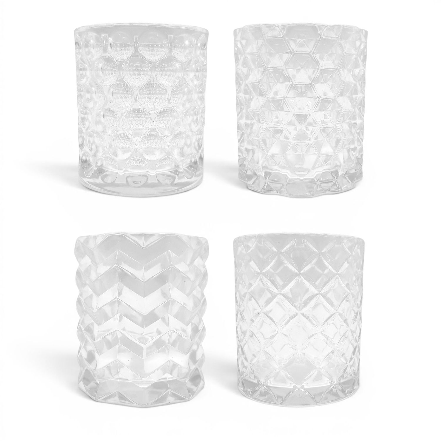 3.5" Votive Holder Assorted, Glass (1 Piece)