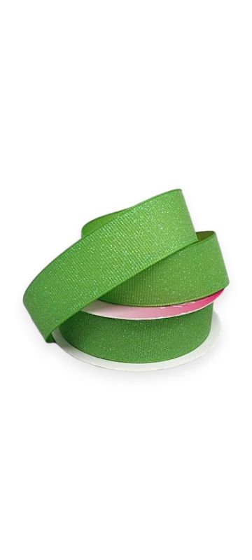 7/8"x5yd Grosgrain Ribbon Apple Green