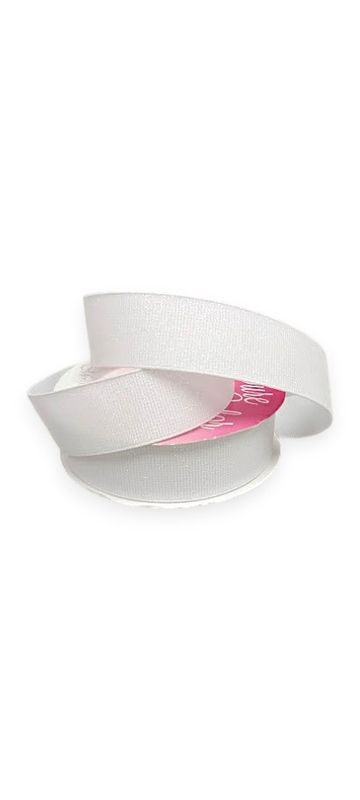 7/8"x5yd Grosgrain Ribbon White