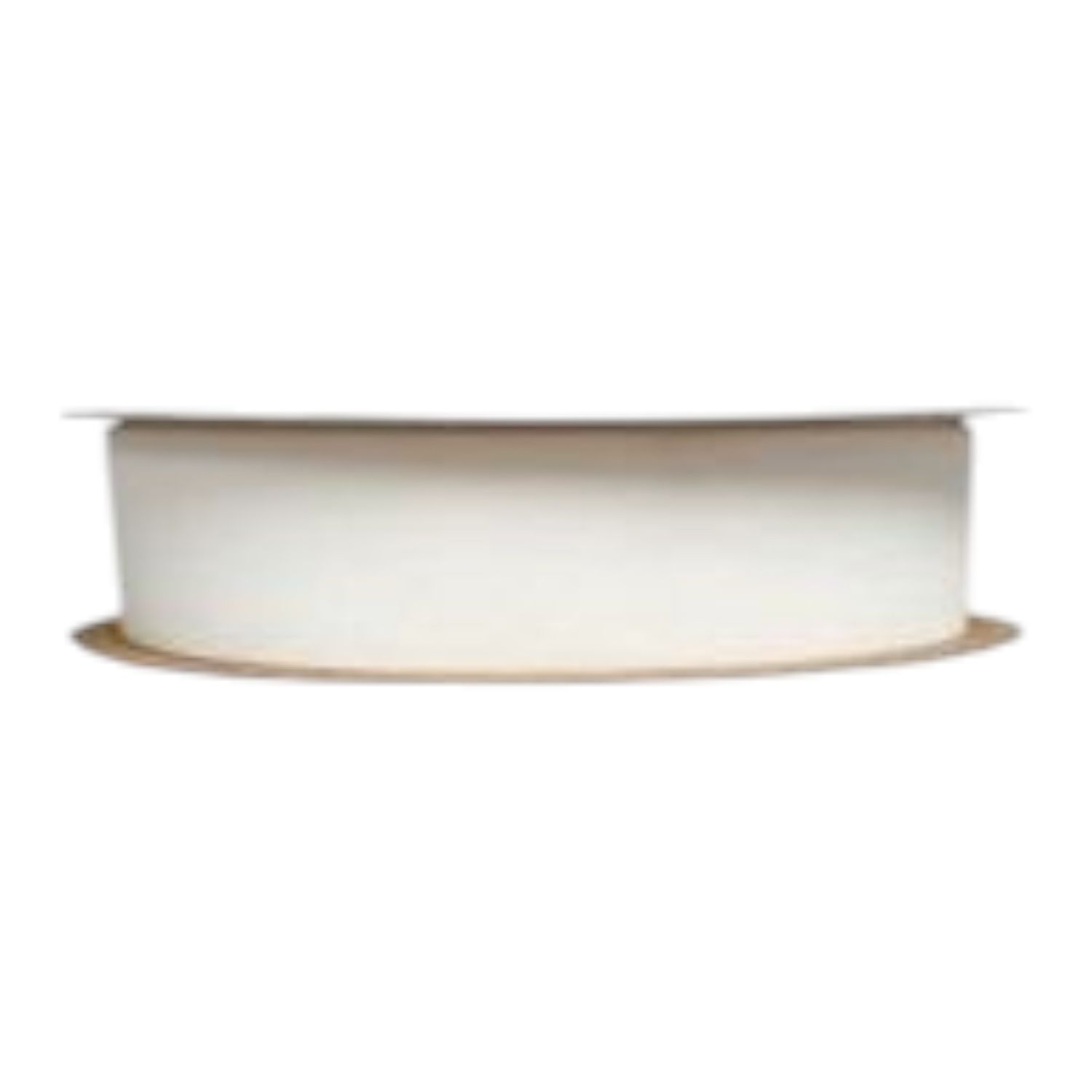 1.5"x25yd Velvet Ribbon White