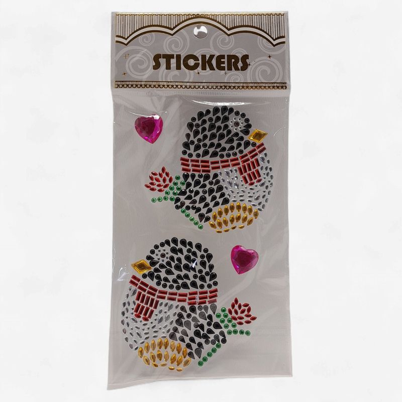 Adhesive Back Rhinestone Penguins