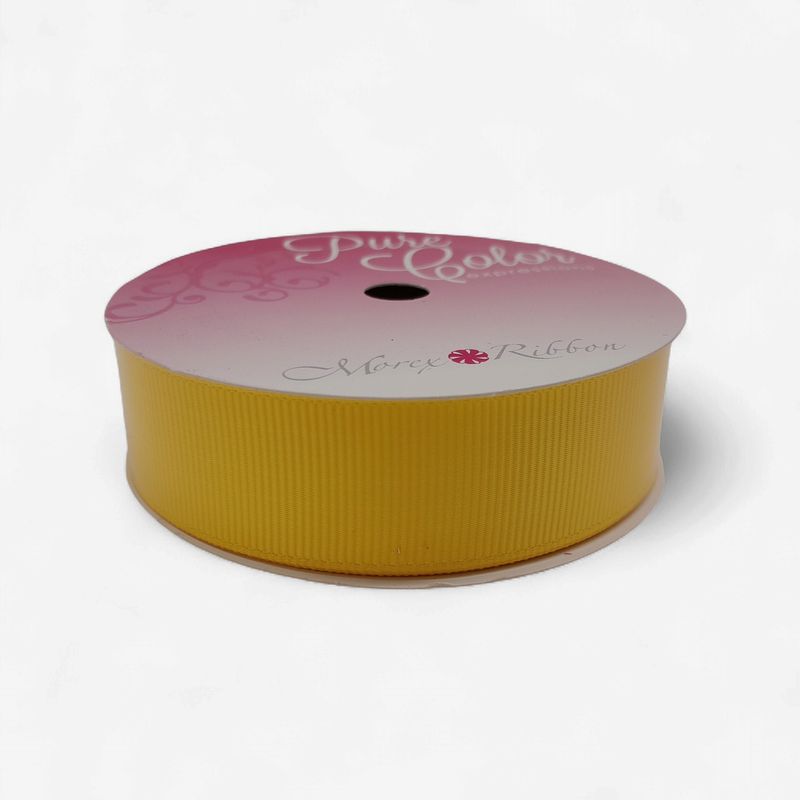 7/8"x7yd Grosgrain Ribbon Daffodil