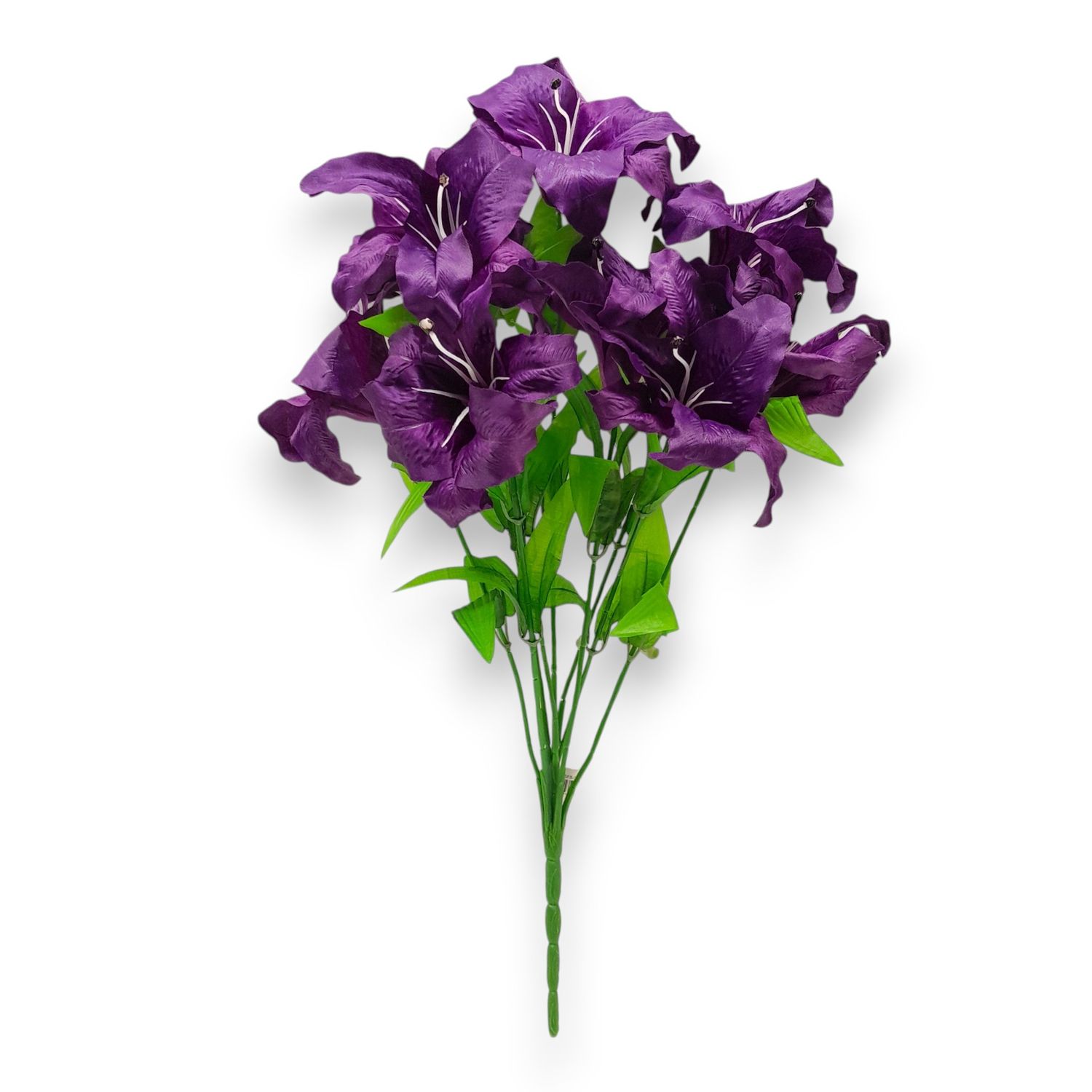 24" Lily Bush x9 Purple