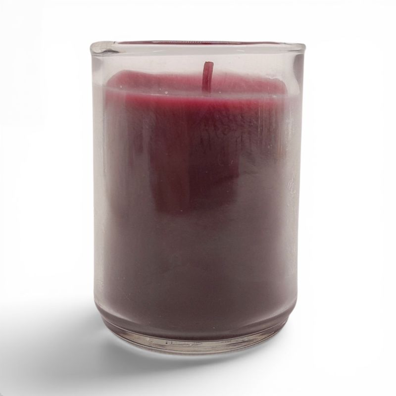 2.75oz Filled Votive Burgundy
