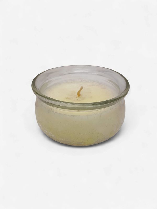 8oz 1 Wick Jar Candle Soy Pot White Eucalyptus Mint