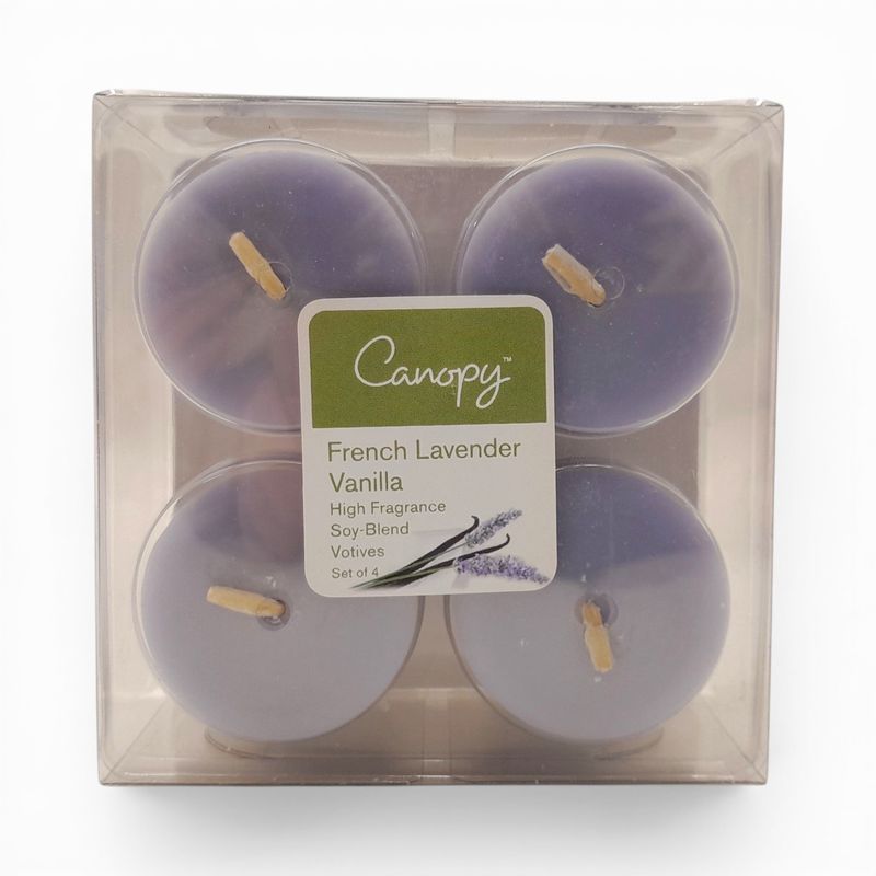 Votives French Lavender Vanilla 4pc