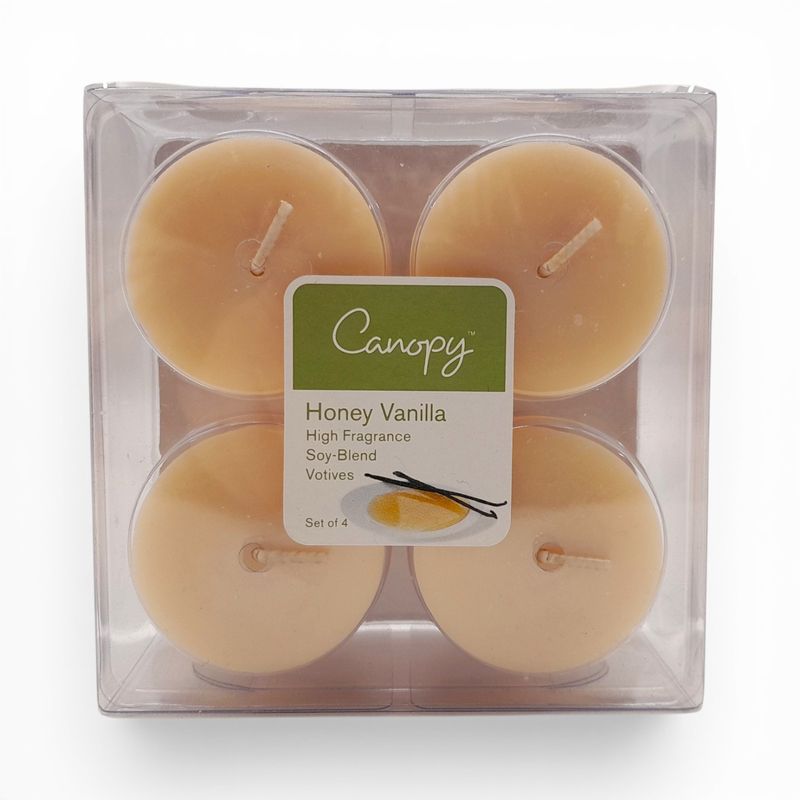 Votives Honey Vanilla 4pc