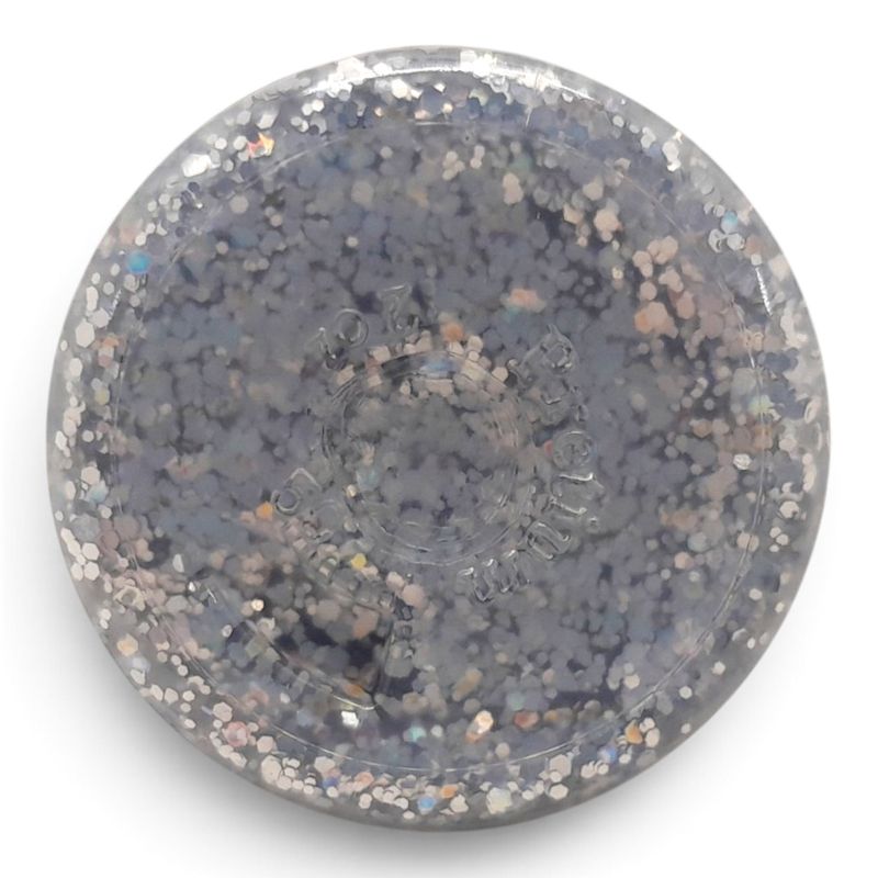 2oz Glitter Acrylic Paint Silver Moon