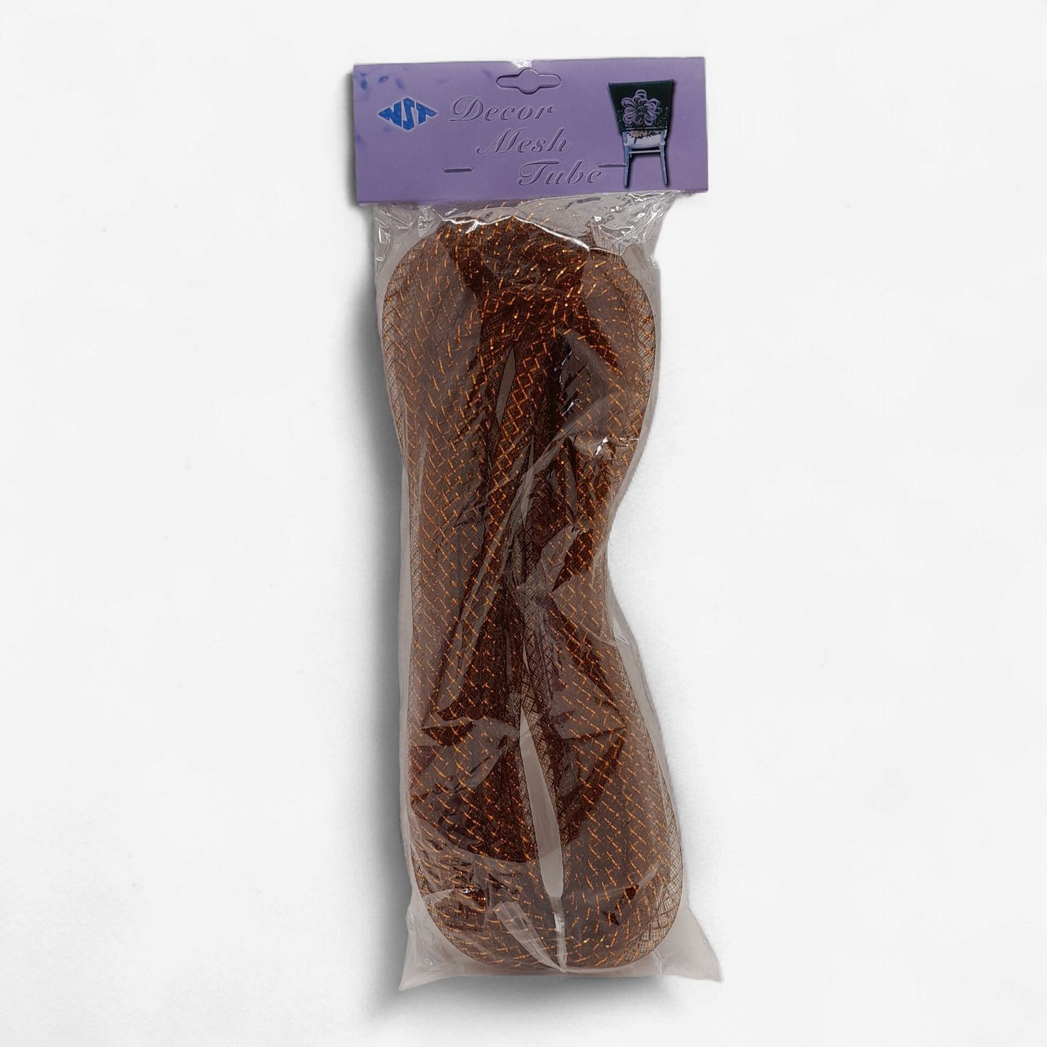 8mm x 15yd Mesh Tubing Brown