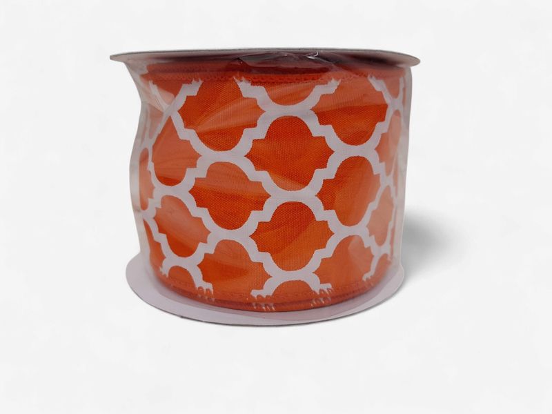 2.5"x10yd Big Lattice Orange