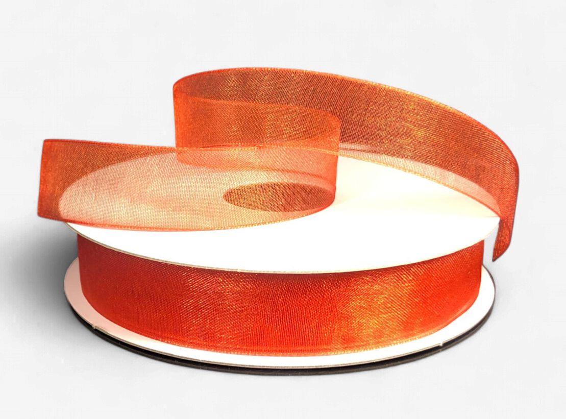 5/8"x100yd Organza Copper