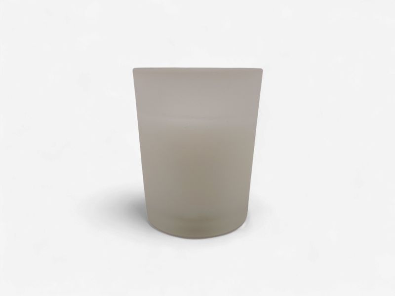 Frosted Glass Filled Votive
