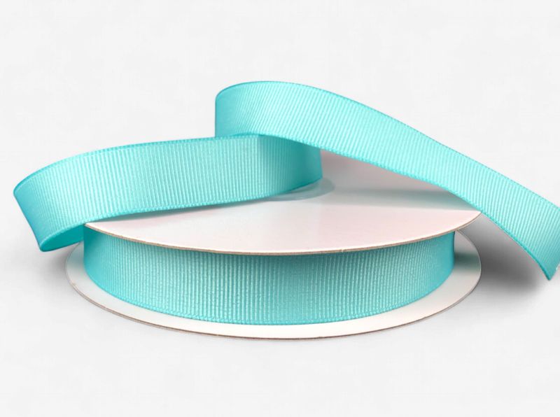 5/8"x25yd Grosgrain Aqua