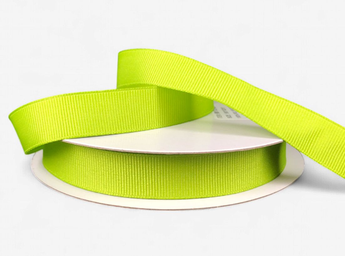 5/8"x25yd Grosgrain Kiwi
