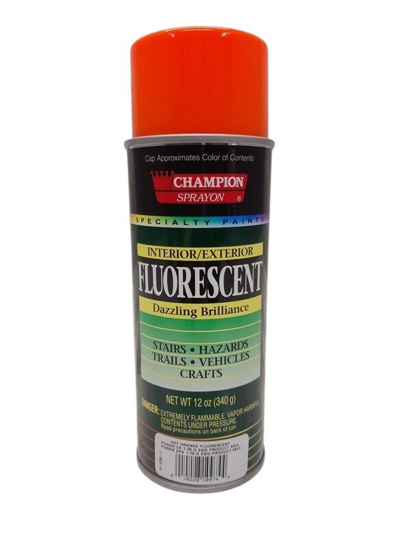 12oz Spray Paint Fluorescent Orange