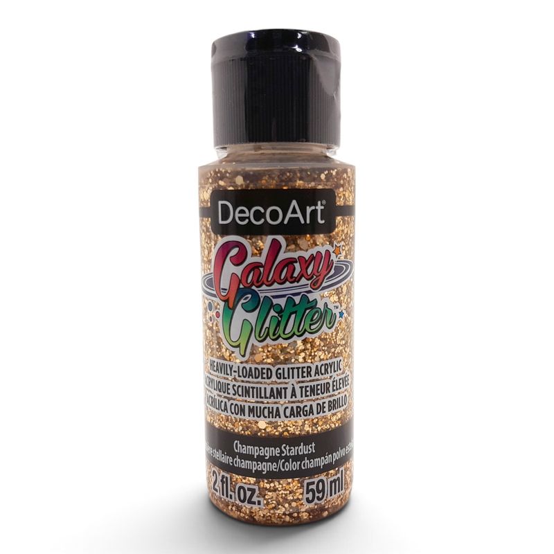 2oz Glitter Acrylic Paint Champagne Stardust