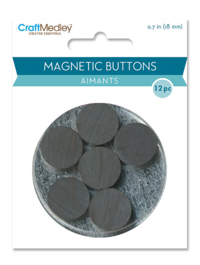12pc 18mm Magnetic Buttons