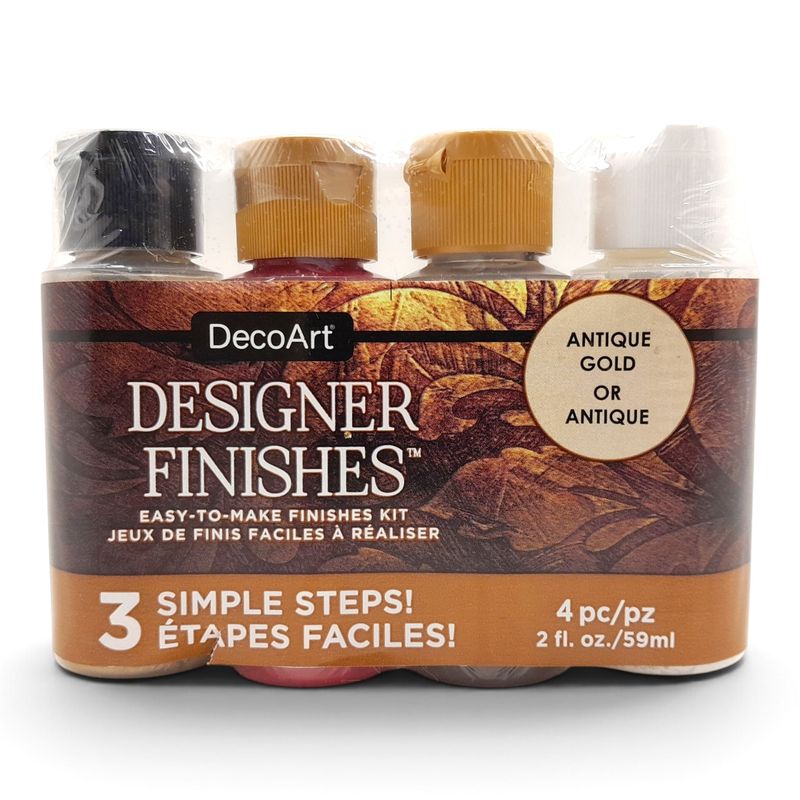 2oz Paint Antique Gold 4pc