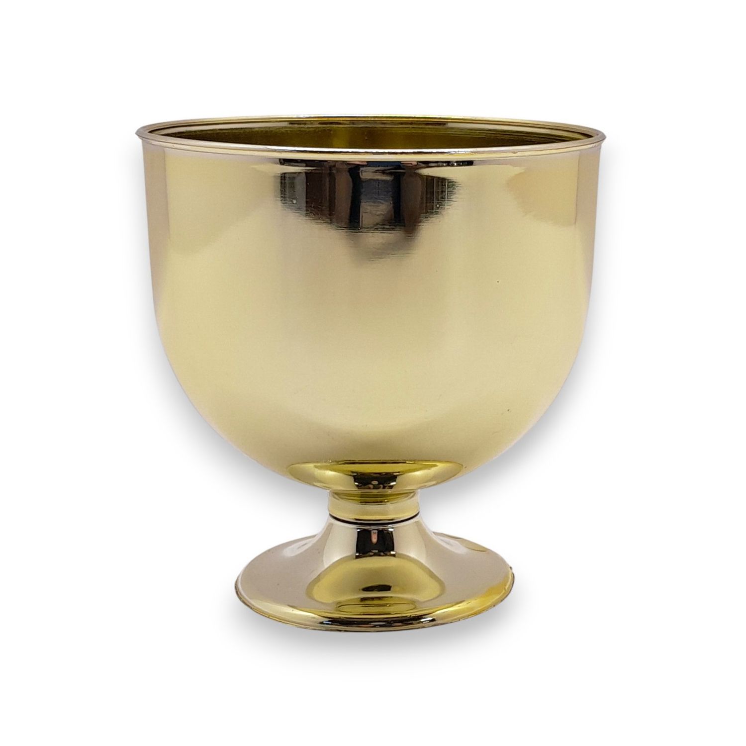 5.5" Chalice Vase Gold (Plastic)