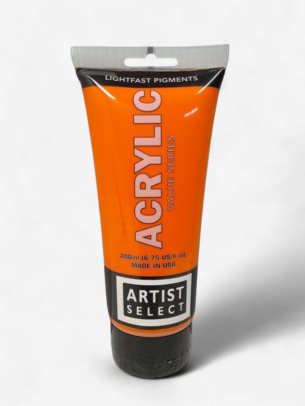6.7oz Acrylic Paint Cadmium Orange Hue