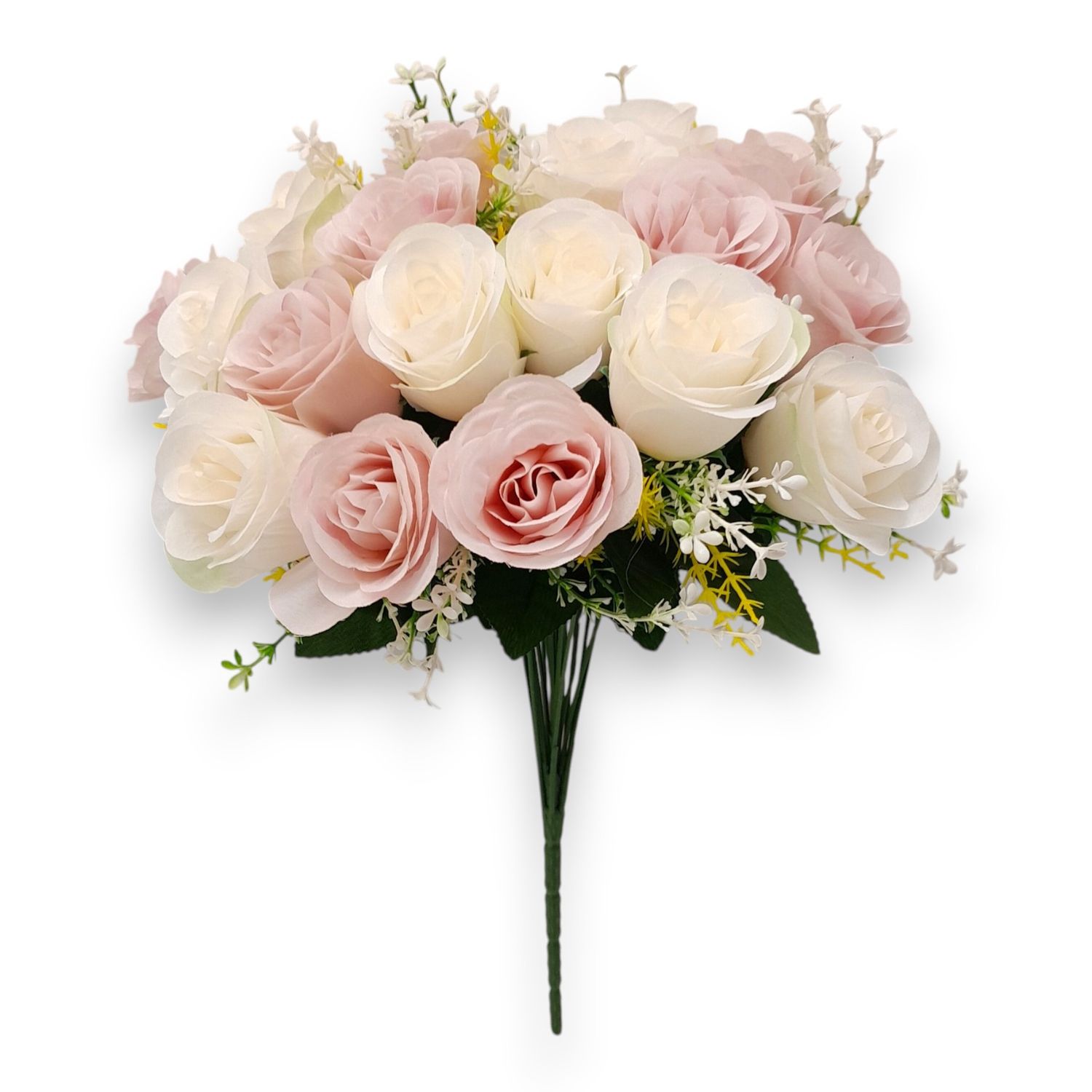 15" Rose Bush x18 Cream/Lt. Pink