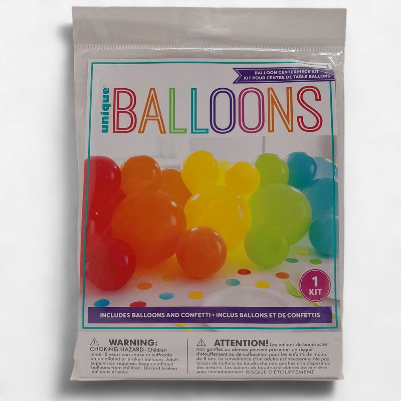 Balloon/Confetti Centerpiece/Garland Kit Multi