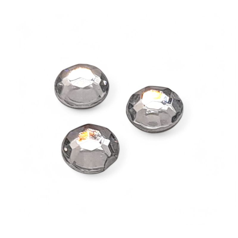 5mm Round Acrylic Rhinestones 240pc Silver