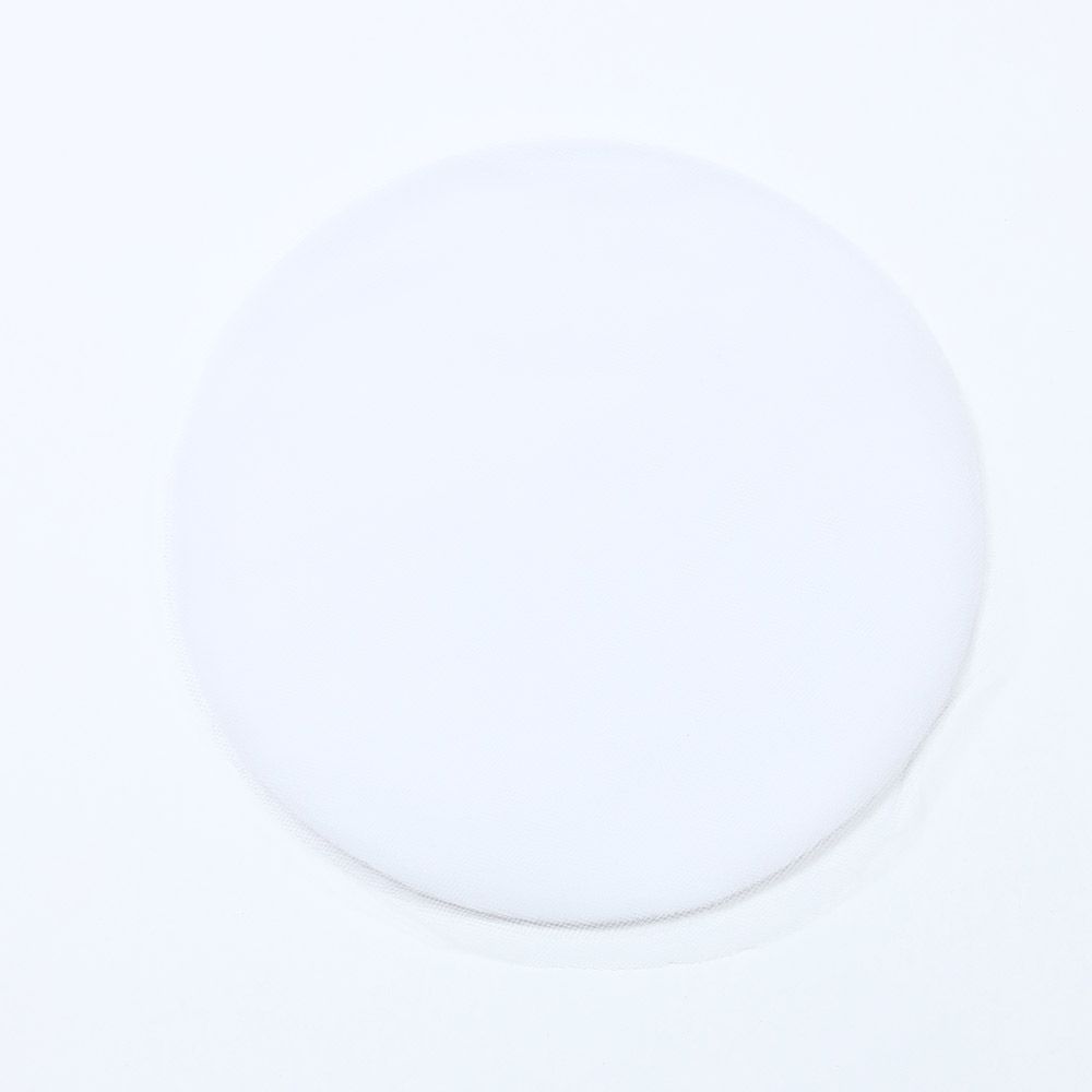 9" Tulle Circles White 25pc