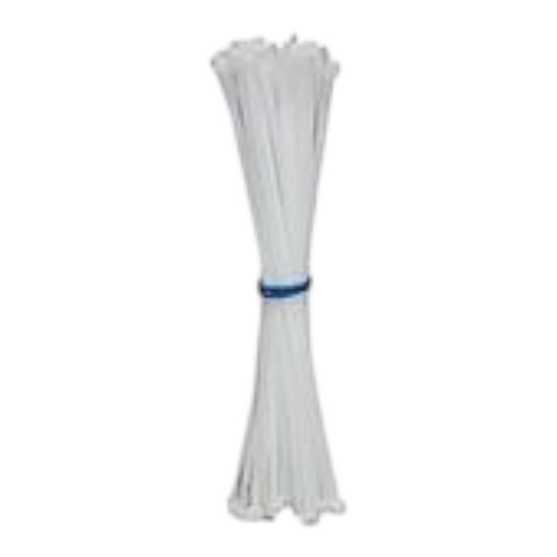 50pc 6" Zip Ties Clear