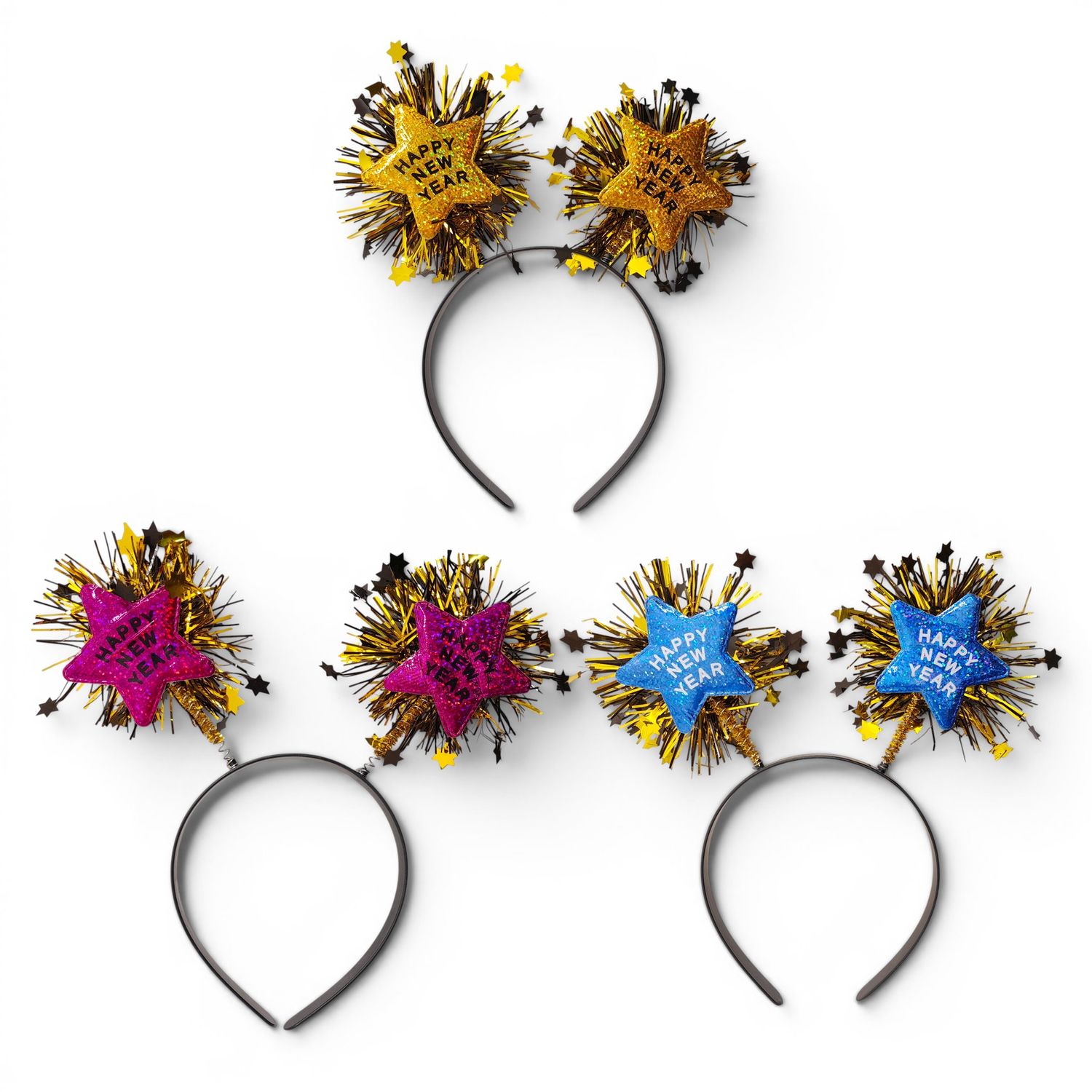 Happy New Year Headband Assorted (1 piece)