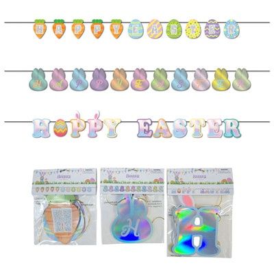 Letter Easter Banner Assorted (1 package)