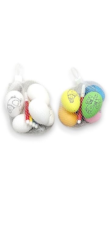 Color Your Own Egg Kits w/Mini Markers Assorted (1 package)