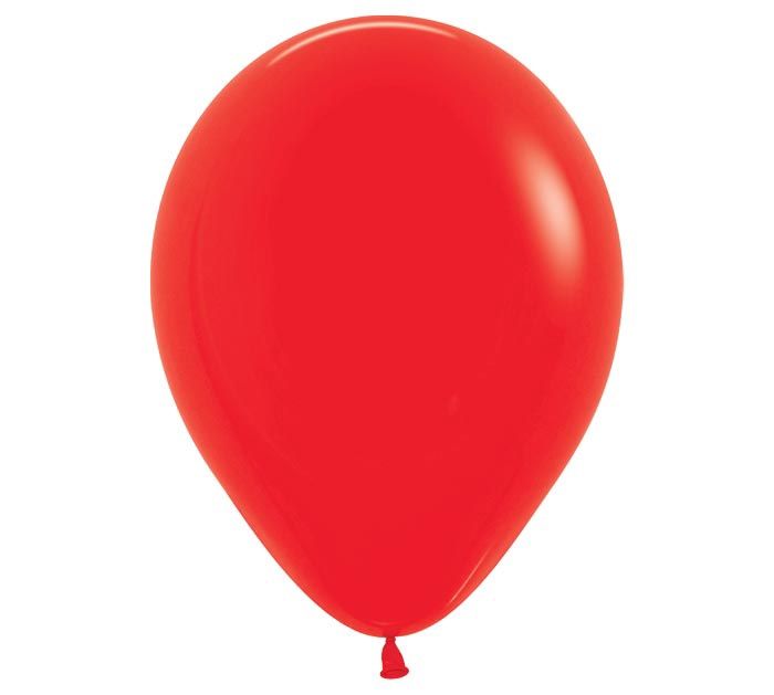 3pc 18" Latex Balloon Red