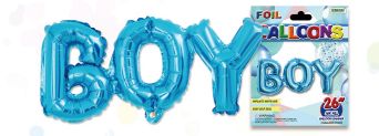 26" Foil "Boy" Balloon Blue