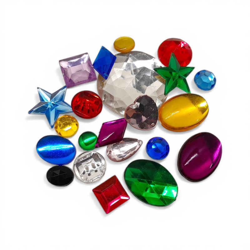 1/2# Acrylic Jewels Assorted