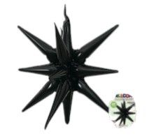 27” Foil Starburst Balloon Black