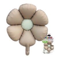 14” Foil Daisy Balloon Brown