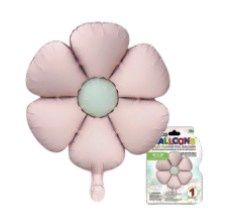 14” Foil Daisy Balloon Pink