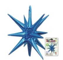27” Foil Starburst Balloon Royal