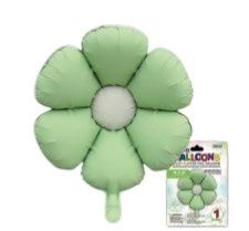 14” Foil Daisy Balloon Mint