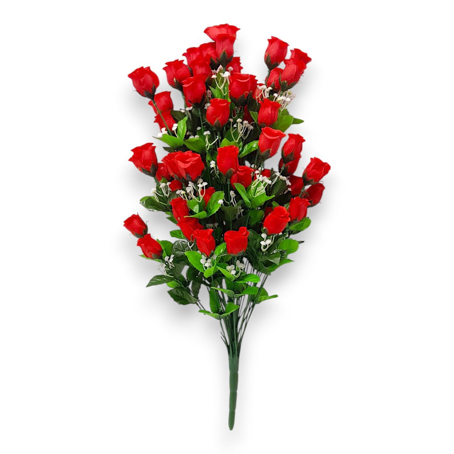 27" Rose Bud Bush x72 Red