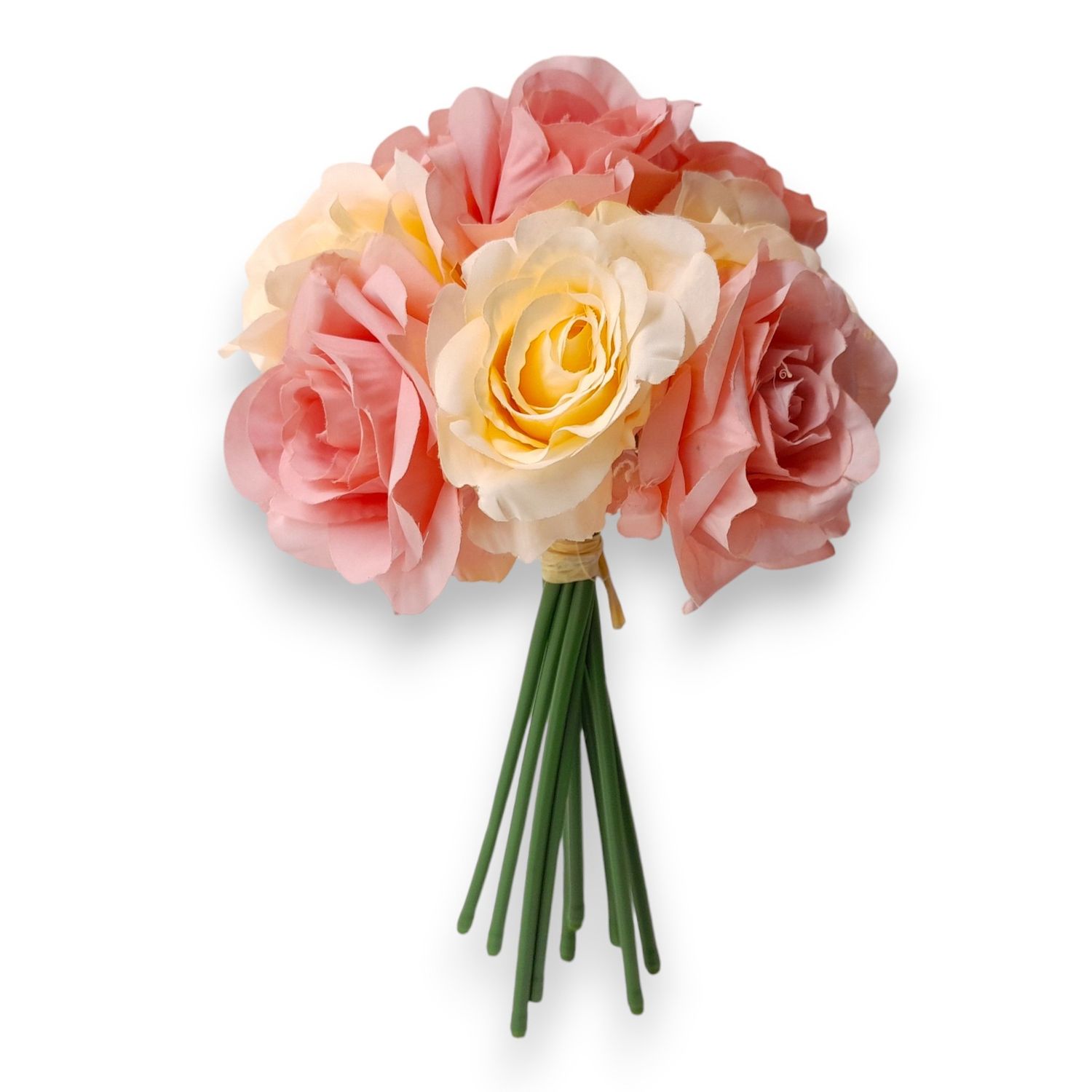 10" Rose Bundle x9 Beige/Pink