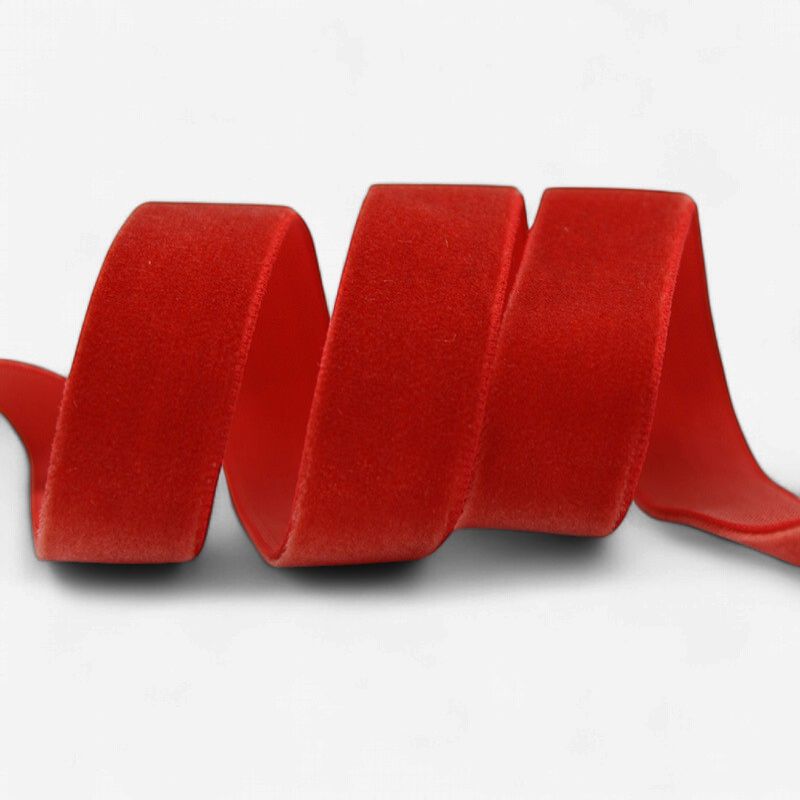 5/8"x15yd Unwired Dreamy Velvet Ribbon Red
