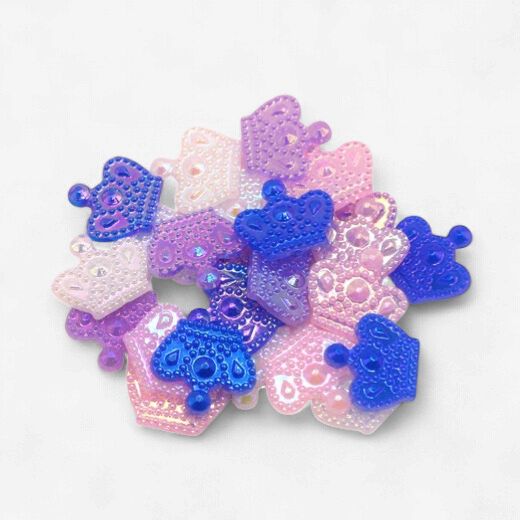 24pc Tiny Tiaras Embellishments