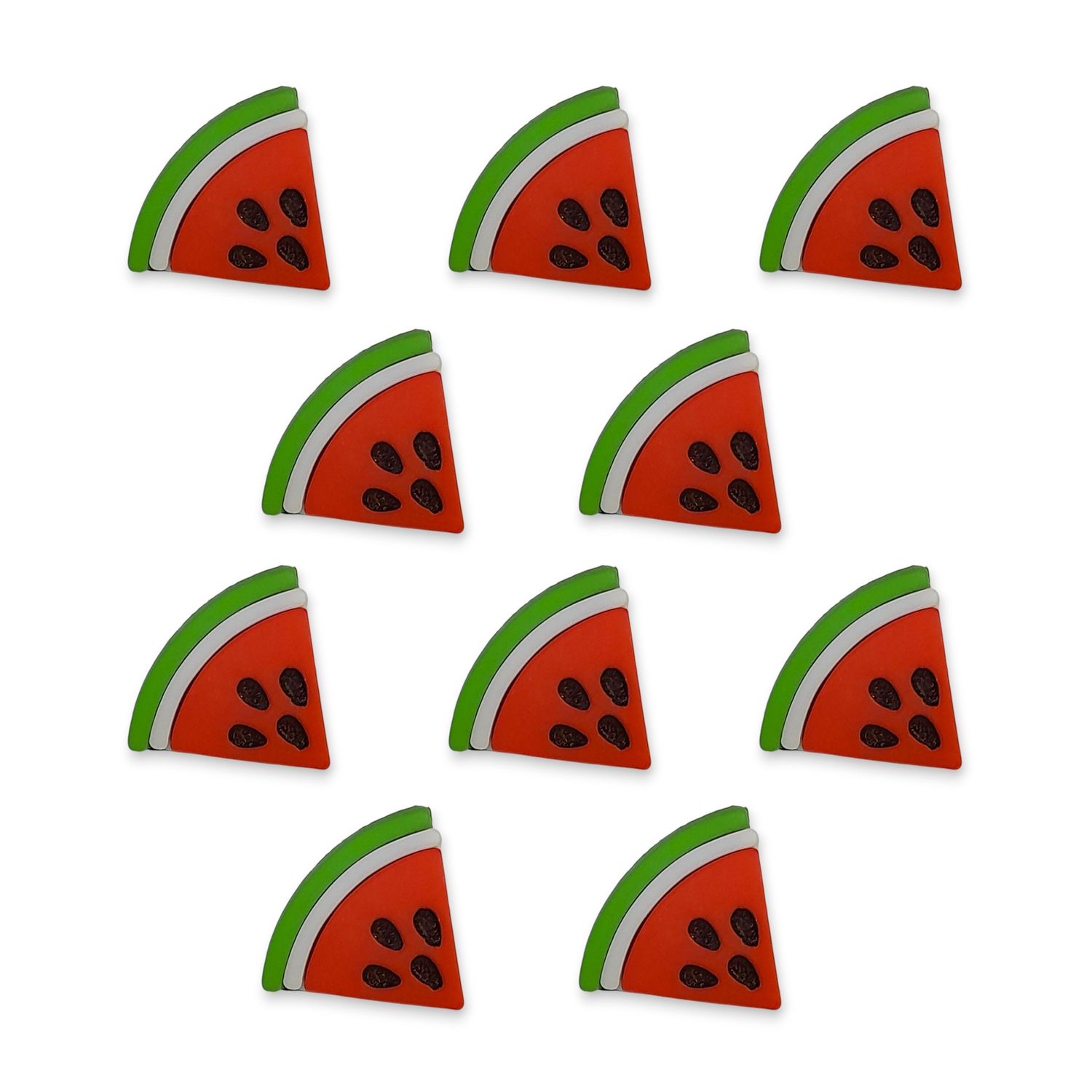 Watermelon Buttons 10pc Watermelon Buttons